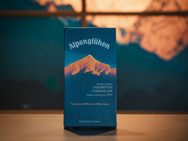 Alpenglühen® Schokolade Zartbitter 55%