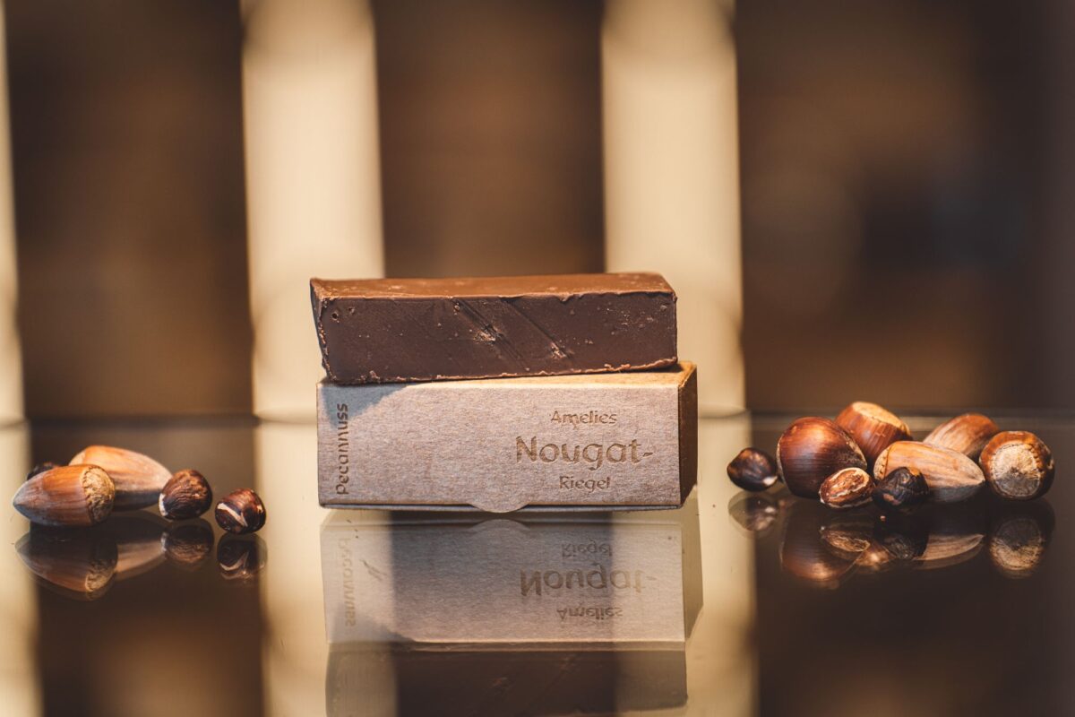 Nougatriegel-Pecannuss Nougatriegel "Pecannuss"