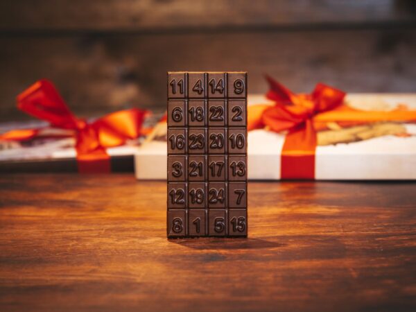 Tafelschokolade "Adventskalender" Zartbitter