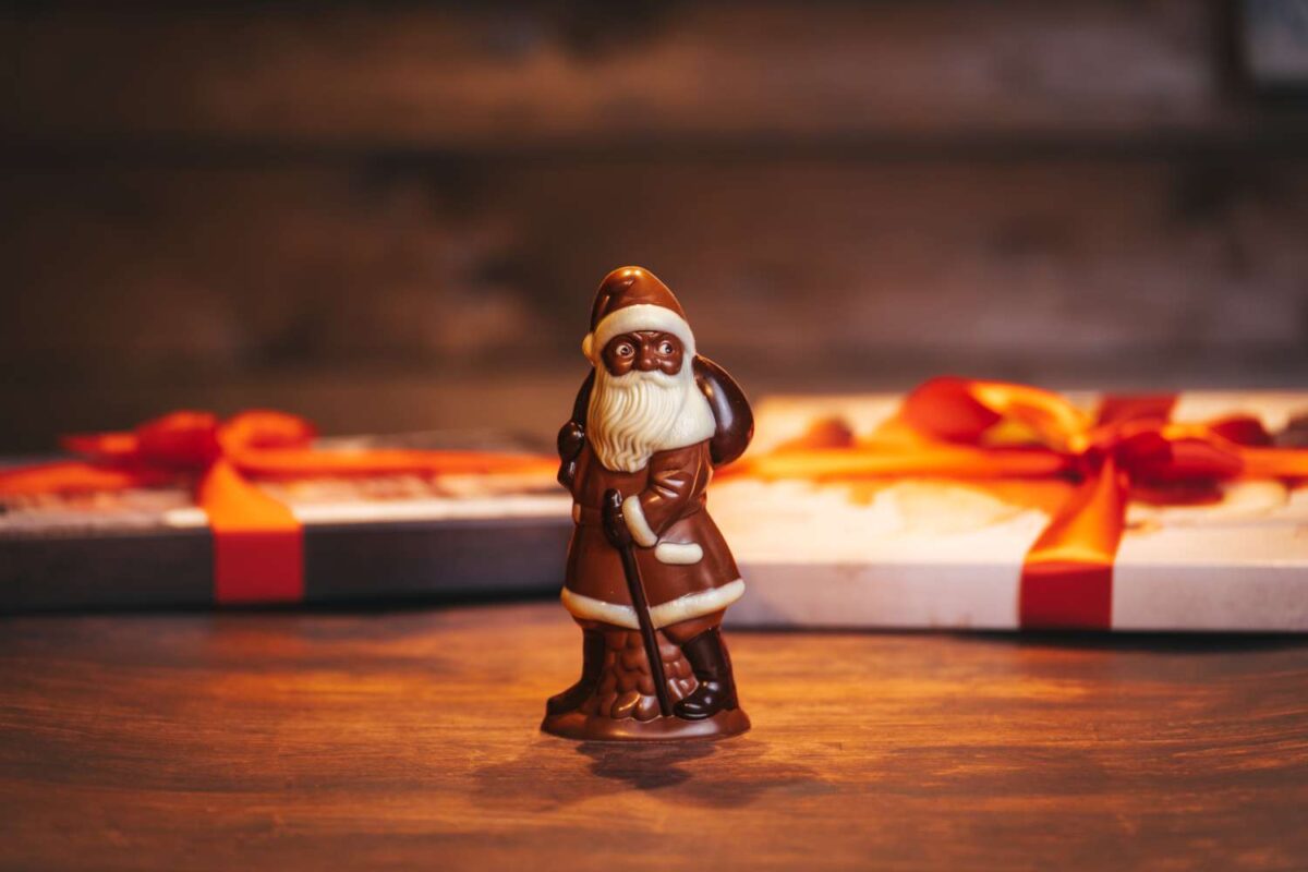 Schokoladenfigut Nikolaus gross vollmilch